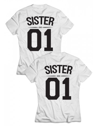 Dwie koszulki dla przyjaciółek Sister 01