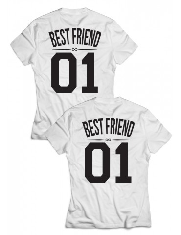 Dwie koszulki dla przyjaciółek Best Friend 01